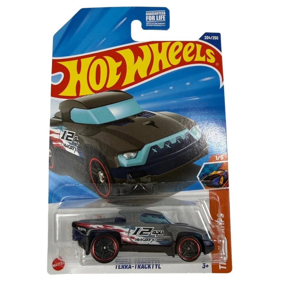 Hot Wheels Terra-Tracktyl 2024 Track Champs 1/5 Charcoal Gray 204/250 New